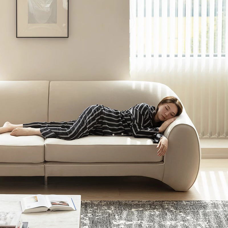 Soft and fluffy sofa