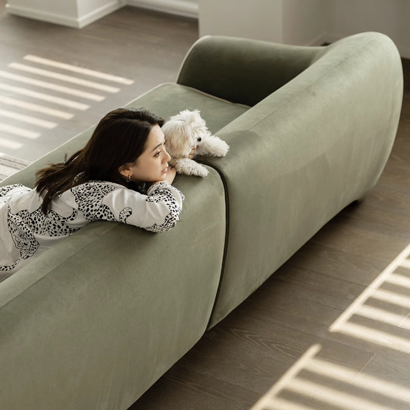 Soft and fluffy sofa