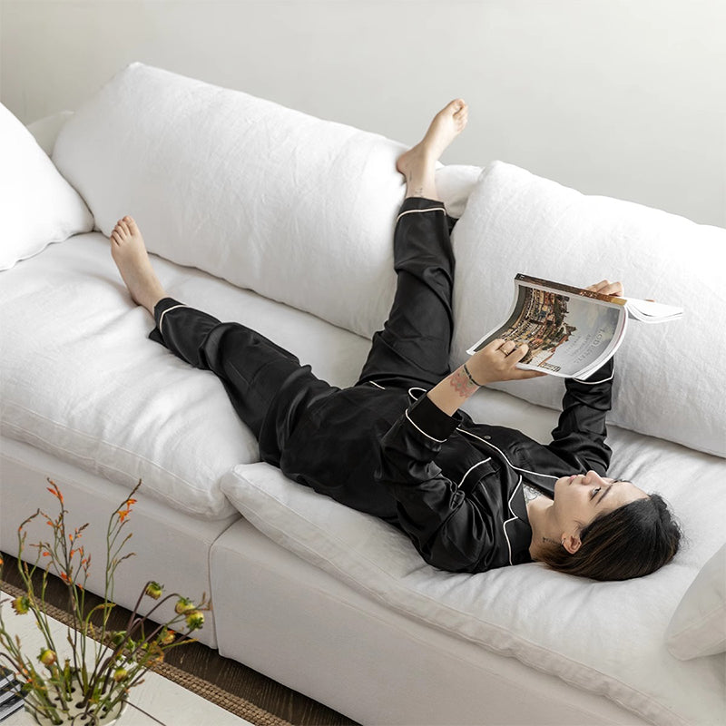 Cotton Linen Fabric Sofa