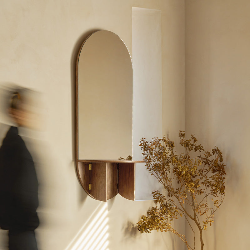 Folding mirror