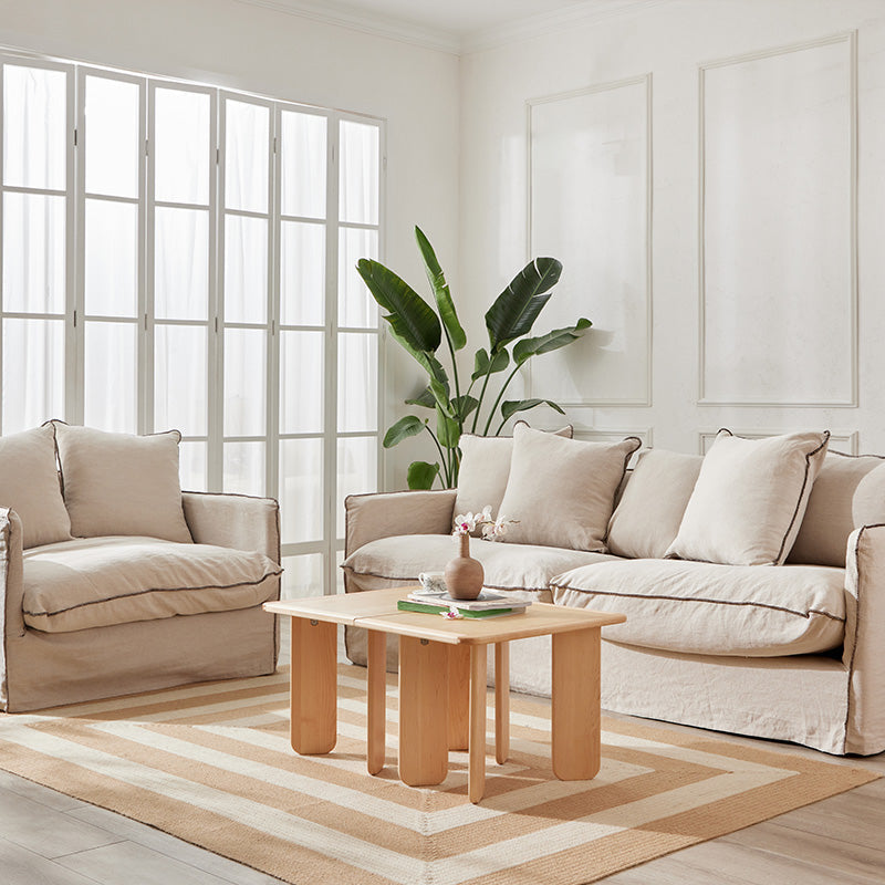 Sofa with cushions