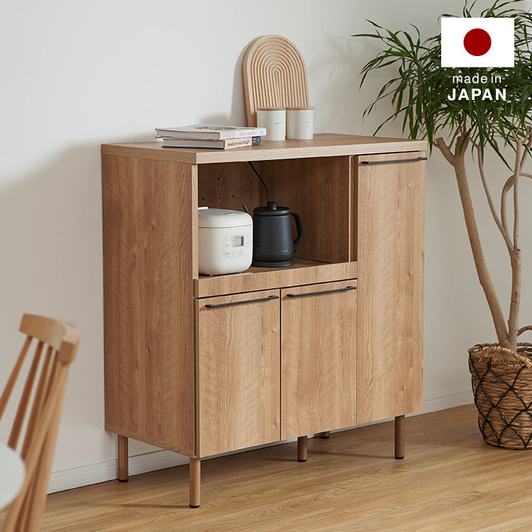 Wooden kitchen counter