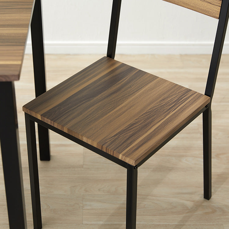 Dining table Dining table set Woodgrain Chair Bench Compact 4-seater