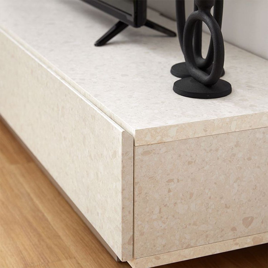 テラゾー柄 テレビ台 ローボード