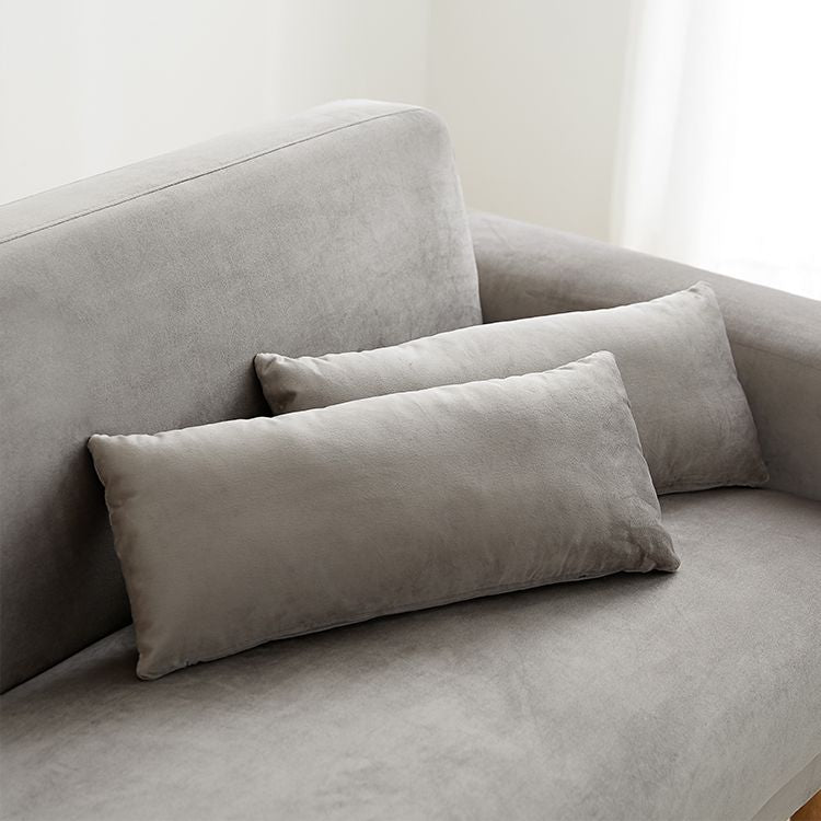 Velvet two-seater sofa