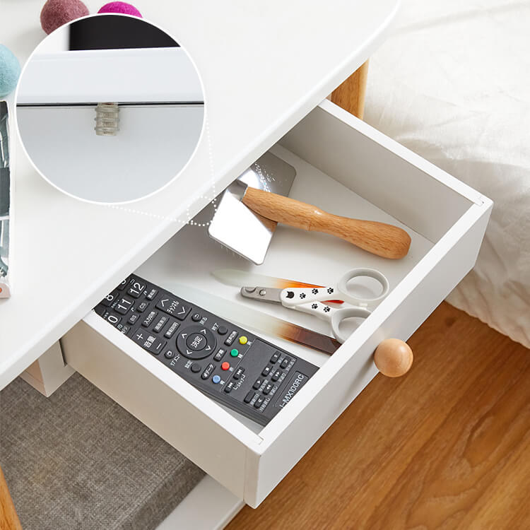 LOWNYA Cat Bed &amp; Cushion Set Pet Side Table