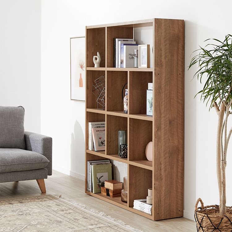 Bookshelf that can also be used as a partition, large capacity storage, stone pattern