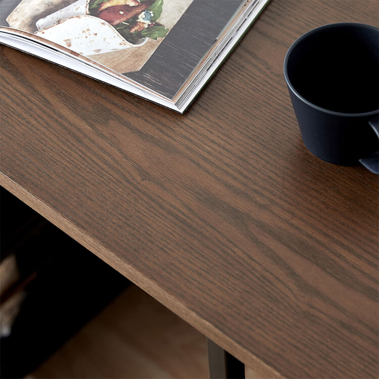 伸縮式キッチンカウンター 木目調