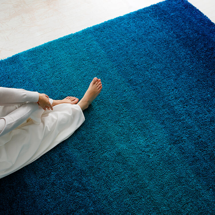 Sサイズ 長方形ラグ オールシーズン 防音 ホットカーペット・床暖房使用可