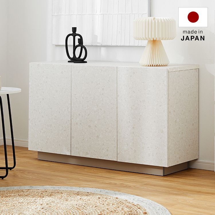 テラゾー柄 サイドボード キャビネット