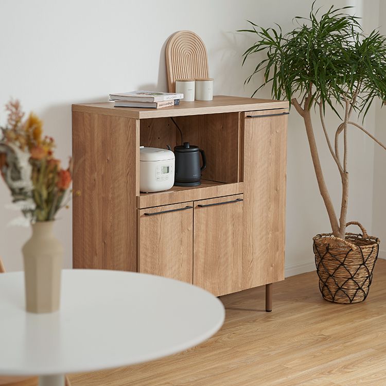 Wooden kitchen counter