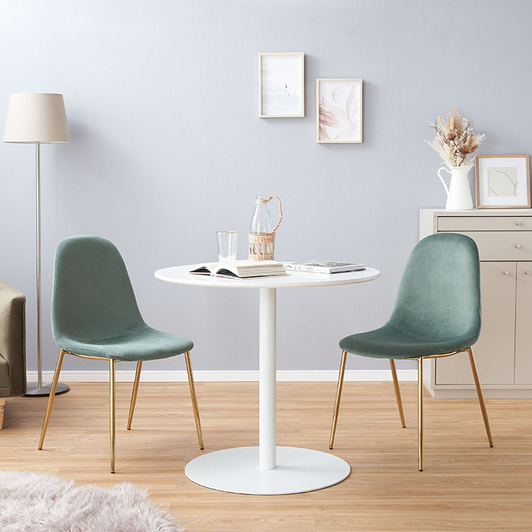 Velvet style dining table set