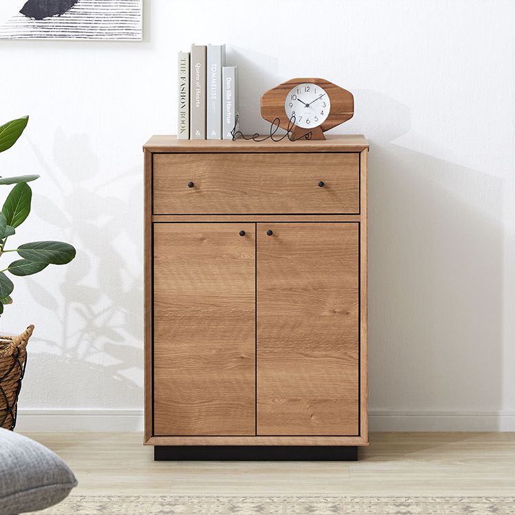 Simple design wood grain cabinet