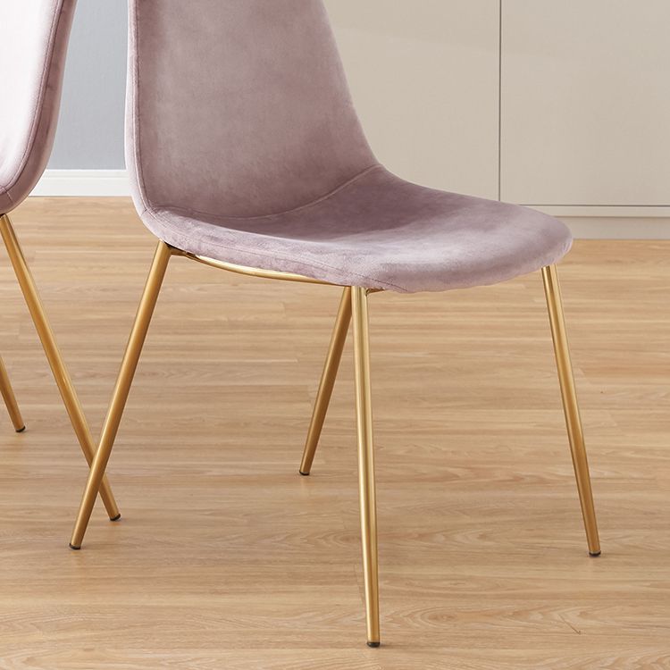 Velvet style dining table set