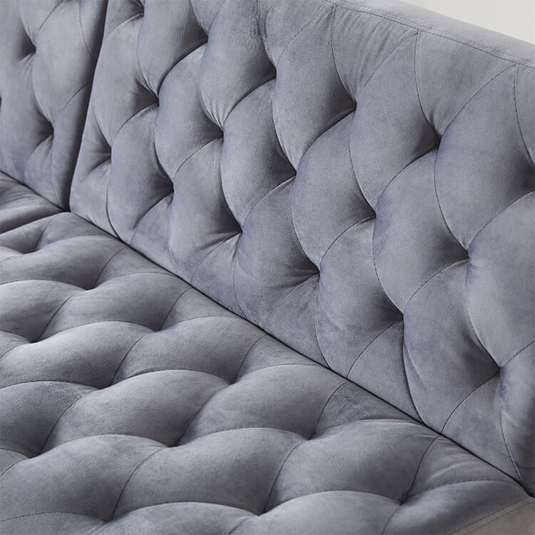 Sofa bed, velvet-like, reclining, cute and mature