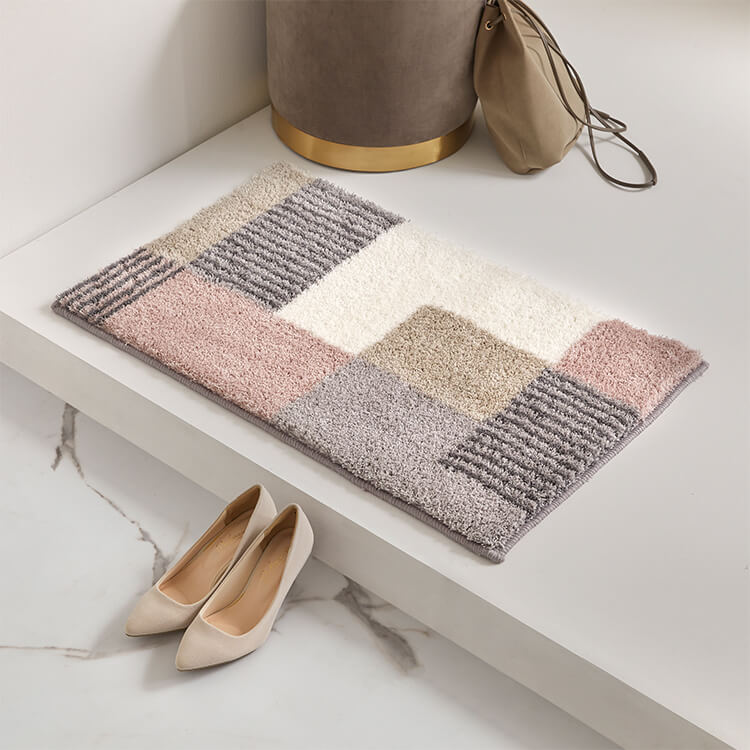 Washable Entrance Mat, Rectangular, Entrance Rug, Carpet, Thick, Graphical, Non-Slip