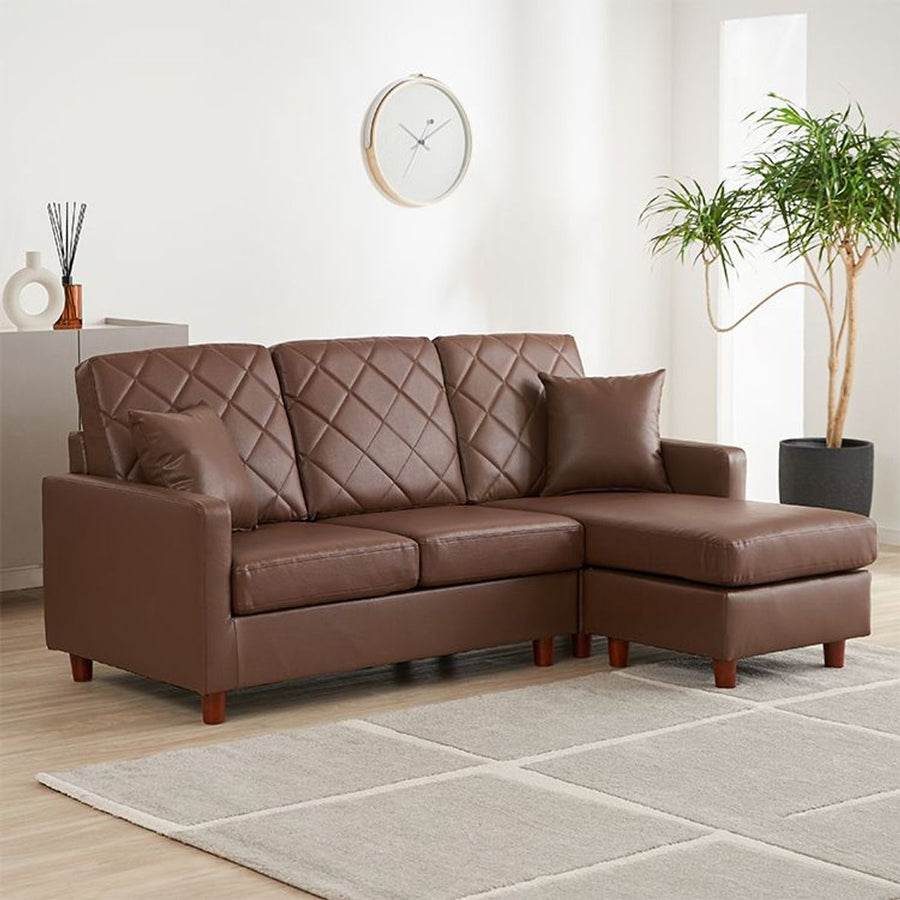 3-seater couch sofa, versatile layout, cushion included