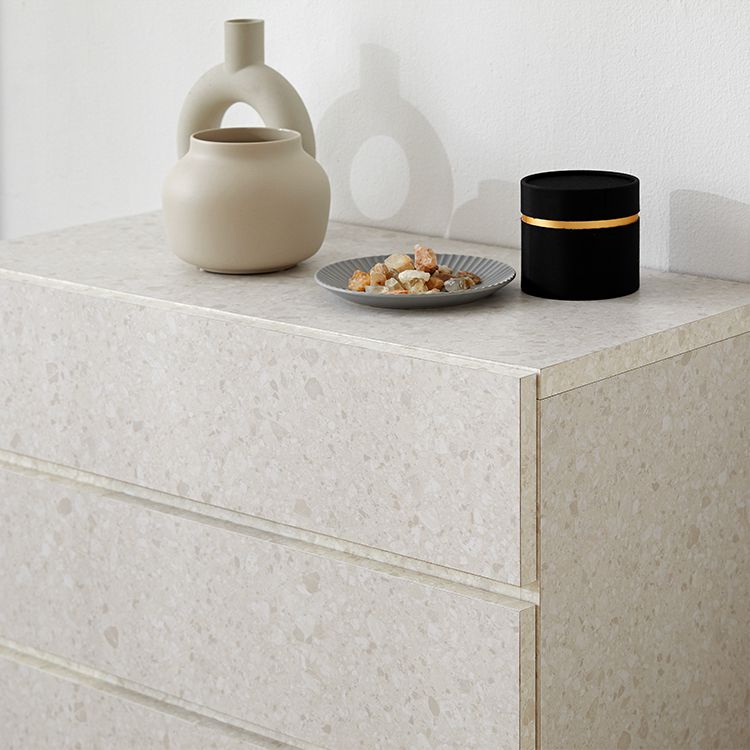 テラゾー柄 チェスト 収納棚