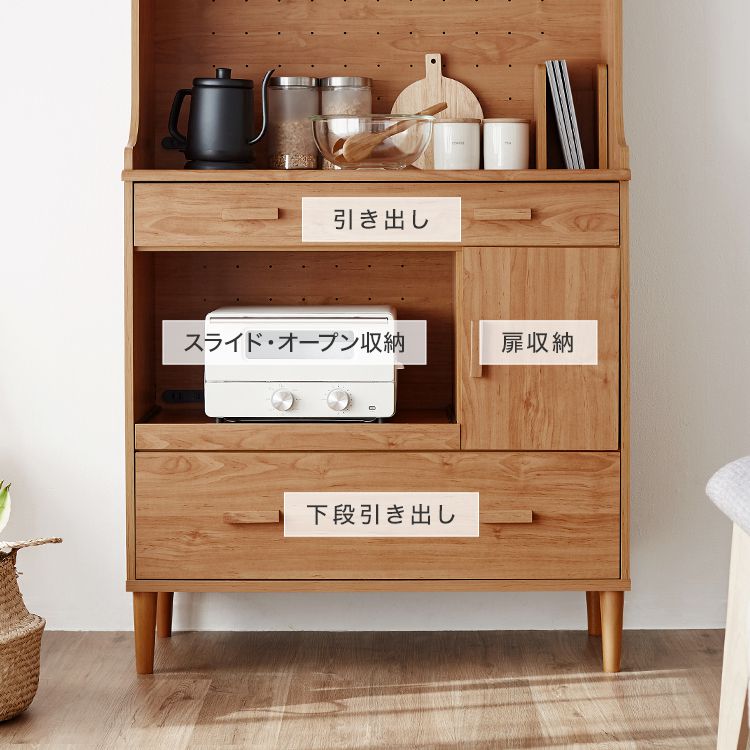 Scandinavian vintage style cupboards and kitchen cabinets
