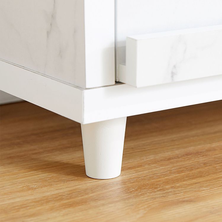 Marble-look TV stand, lowboard