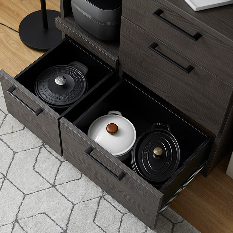 Dish cabinet, made in Japan, with moisture-wicking function, large capacity storage, modern