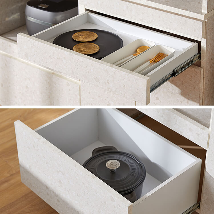 テラゾー柄 キッチンボード キッチン収納