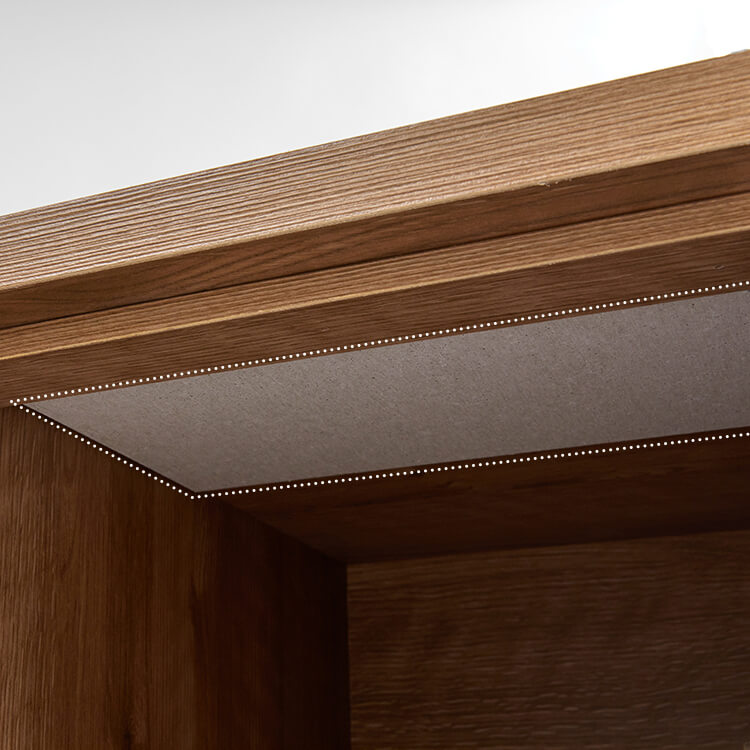 Japanese-made wooden TV stand with stone pattern [width 240]