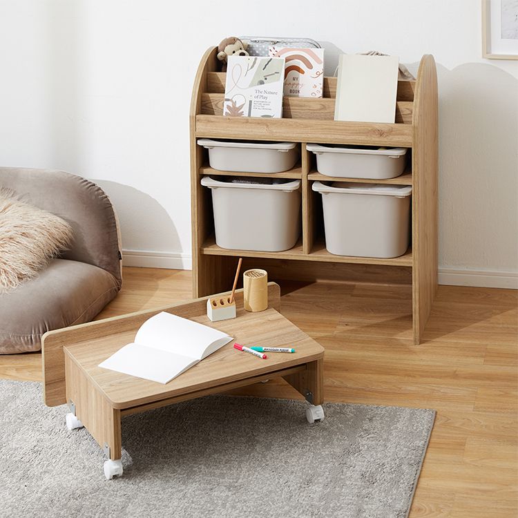 Toy storage rack, picture book storage, drawing table set, storage box included