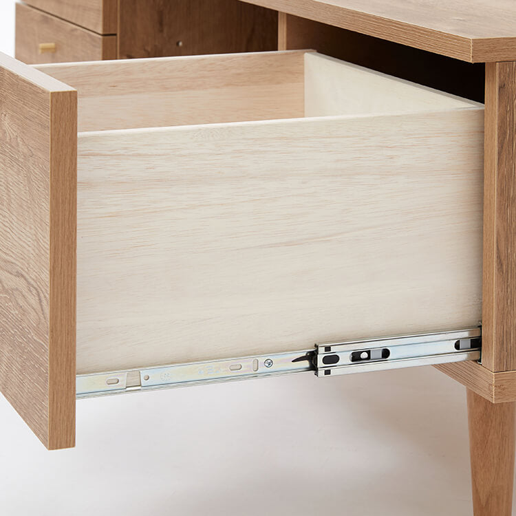 Wood-grain TV stand, brass, wooden legs, made in Japan [width 180]