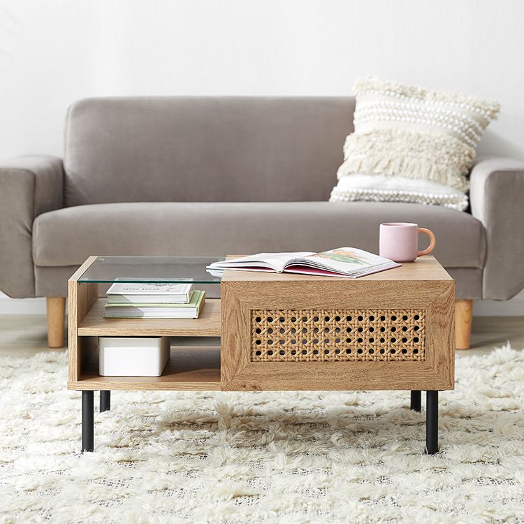 Rattan style center table