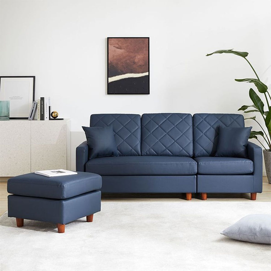 3-seater couch sofa, versatile layout, cushion included