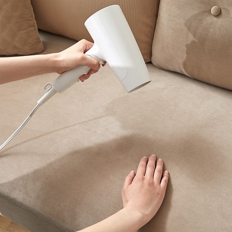 Velvet two-seater sofa