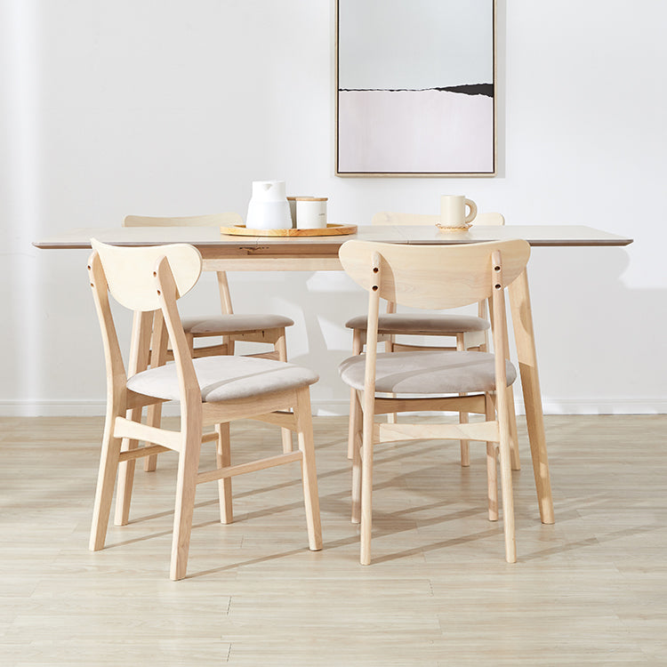 Extendable dining table set, Scandinavian style