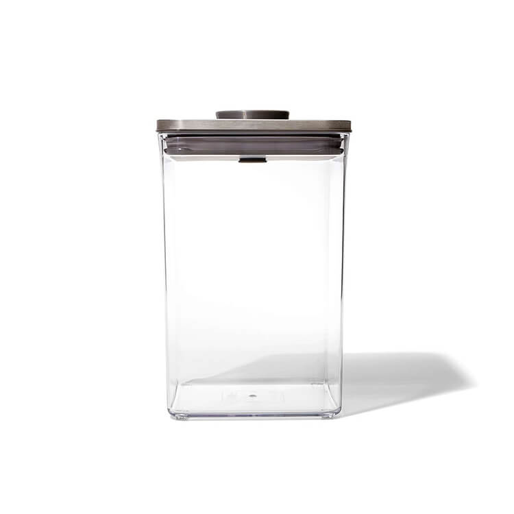 Stainless Steel Pop Container Big Square Medium 4.2L Canister