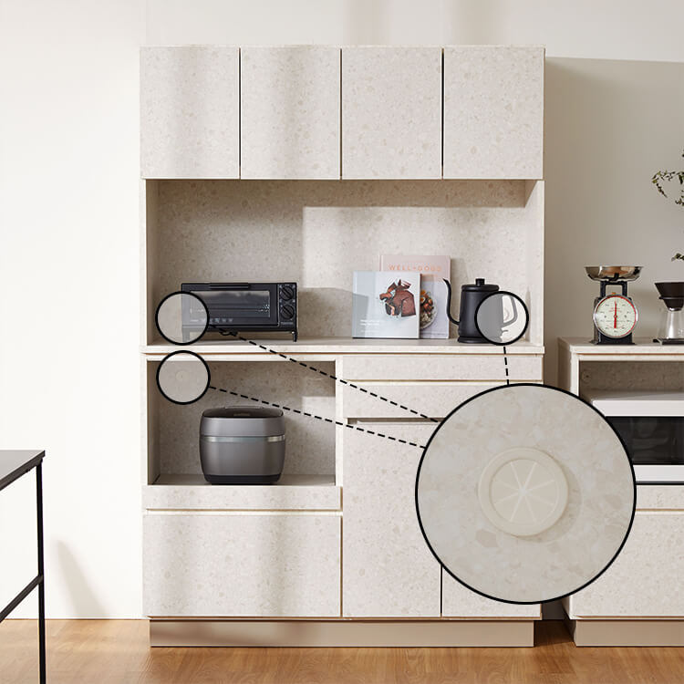 テラゾー柄 キッチンボード キッチン収納