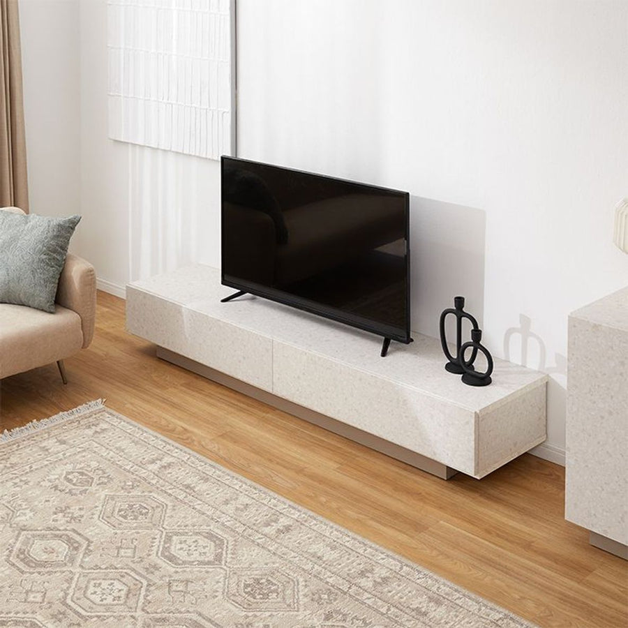 テラゾー柄 テレビ台 ローボード