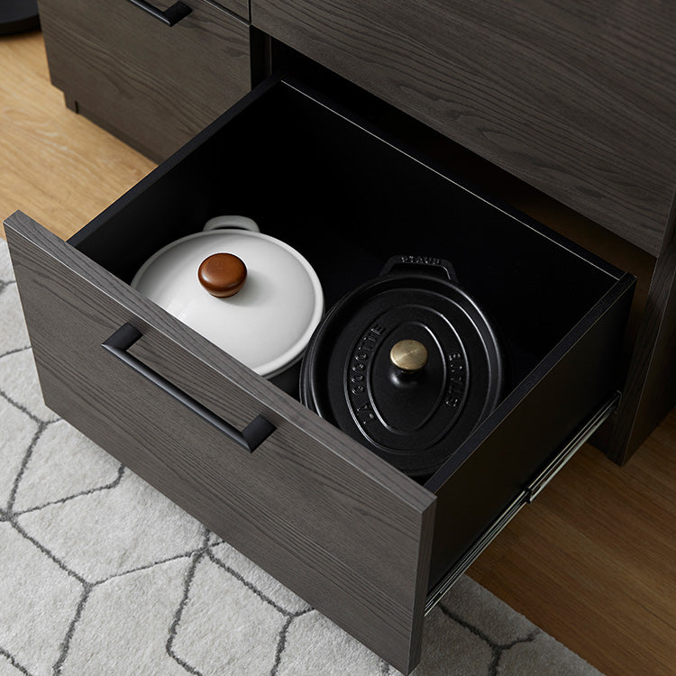 Dish cabinet, made in Japan, with moisture-wicking function, large capacity storage, modern