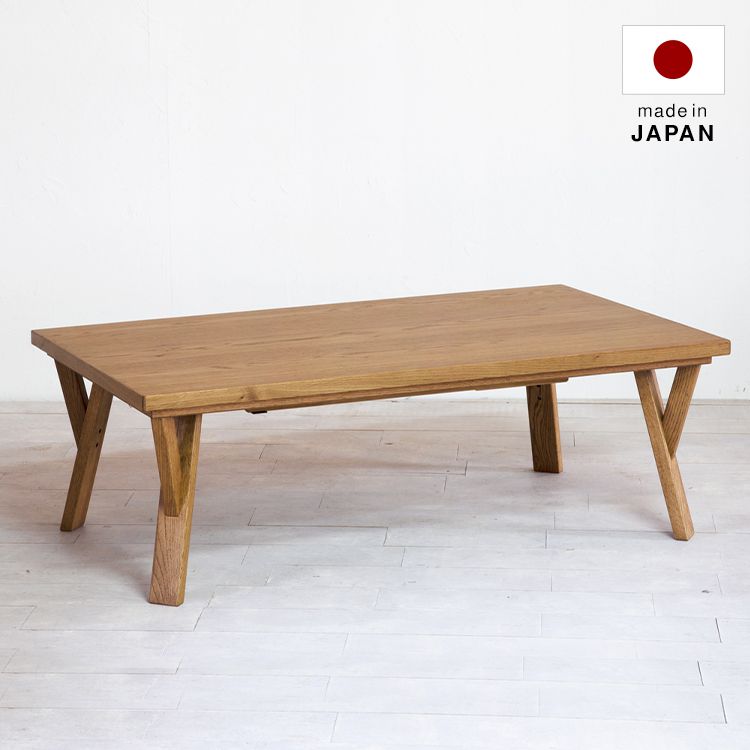 Kotatsu table, low table, rectangular, veneer, made in Japan [width 120cm]