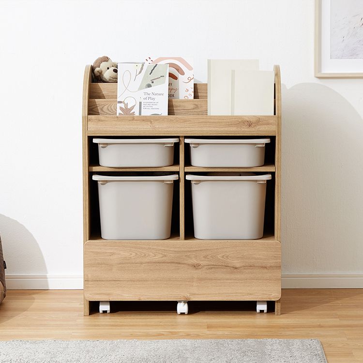 Toy storage rack, picture book storage, drawing table set, storage box included