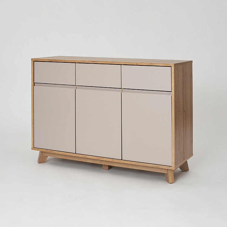 Storage shelf, chest, cabinet, sideboard, living board, low board, wood grain, large capacity