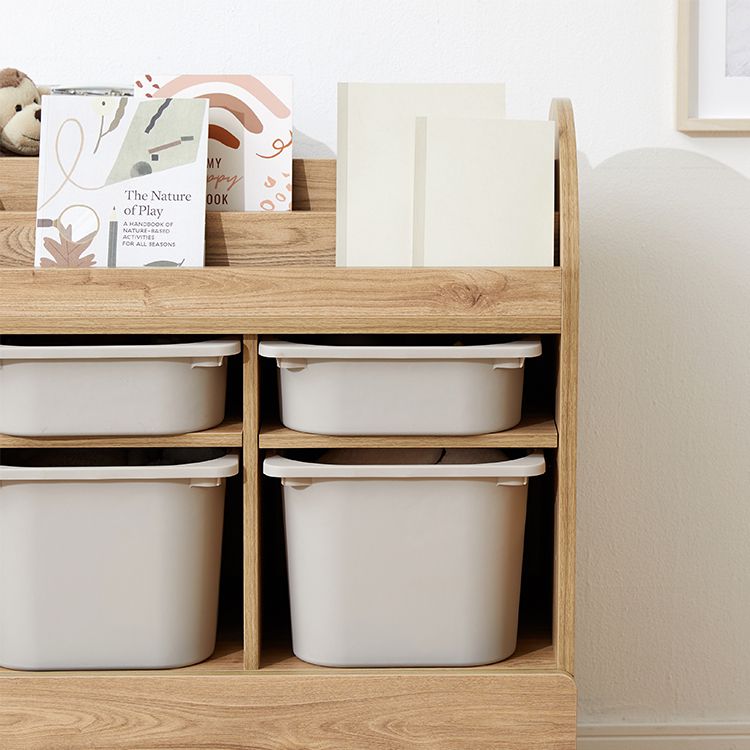 Toy storage rack, picture book storage, drawing table set, storage box included