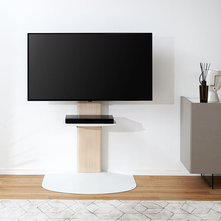 TV stand with shelf, wall-mounted style TV stand, 55 inch