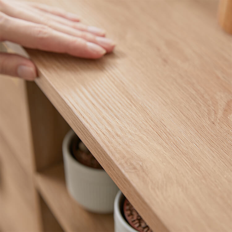 本棚 2個セット スリム 薄型 大容量 省スペース 収納 収納棚 オープンラック 収納ボックス 木目調