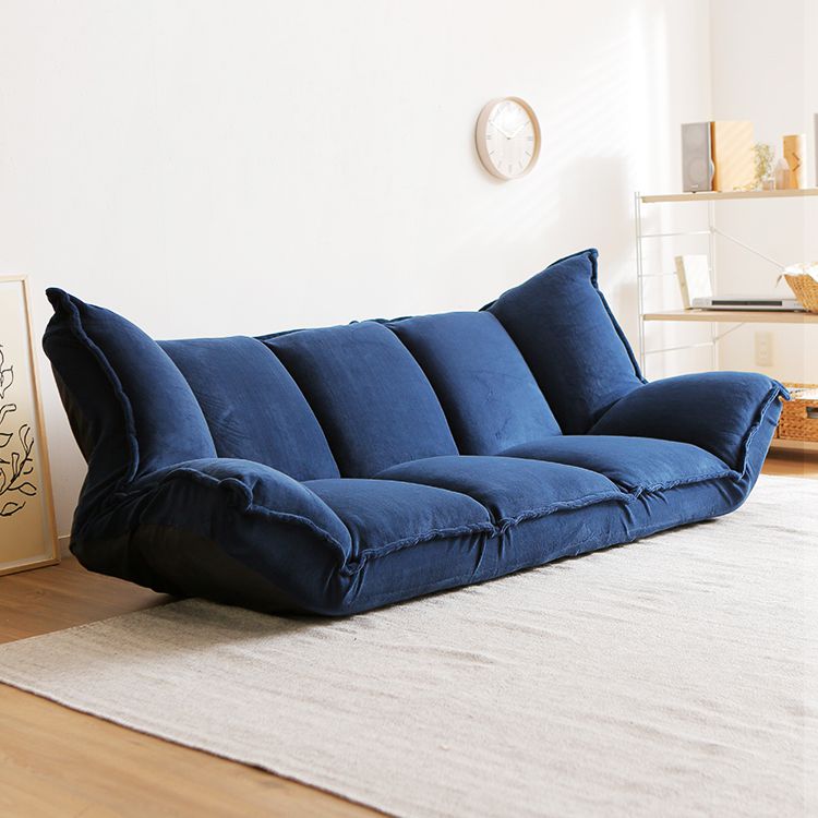 3-seater thick reclining floor sofa