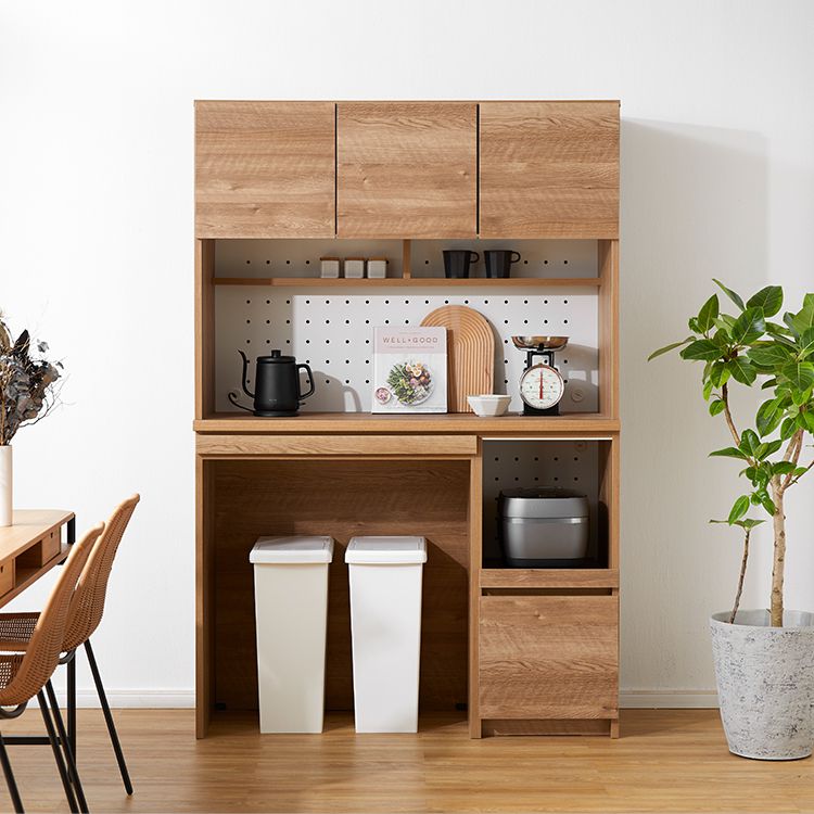 ゴミ箱収納付き食器棚