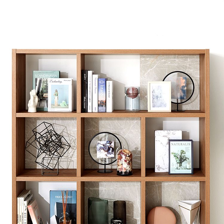 Bookshelf that can also be used as a partition, large capacity storage, stone pattern