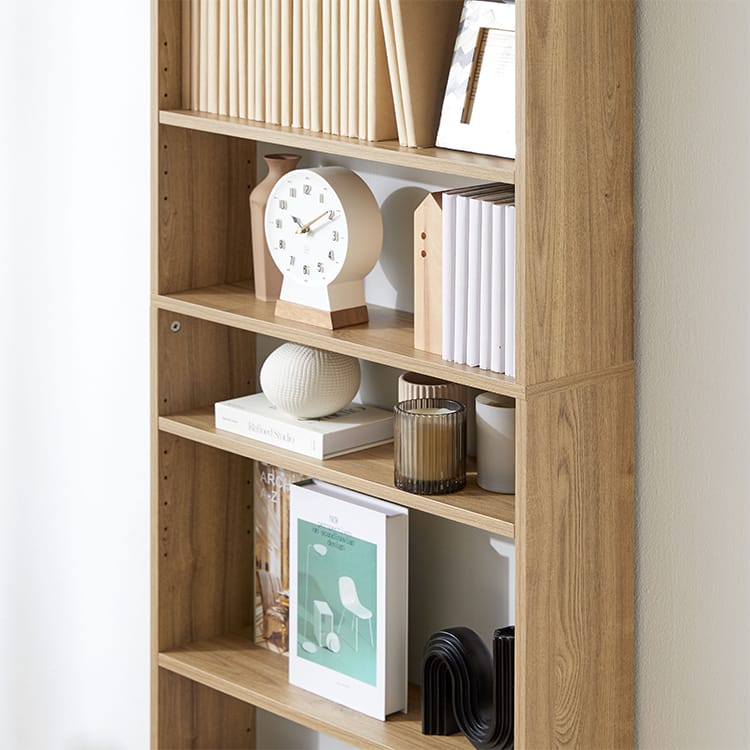 本棚 ブックシェルフ 大容量 薄型