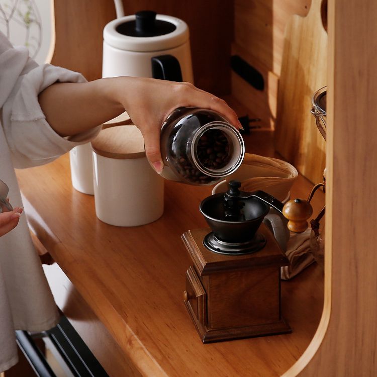 Scandinavian vintage style cupboards and kitchen cabinets