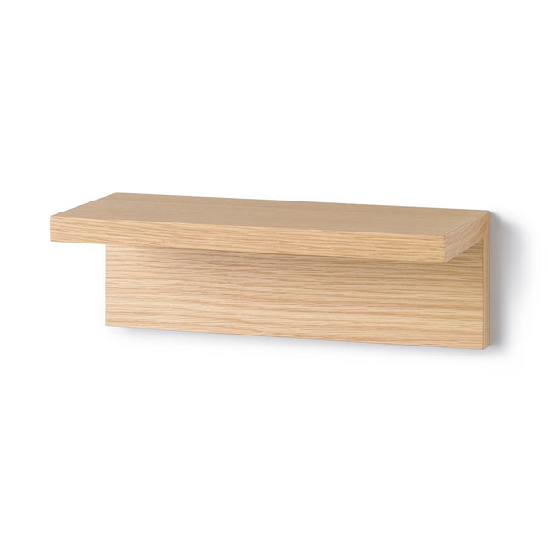 Wall-mounted furniture shelf, oak, width 44cm