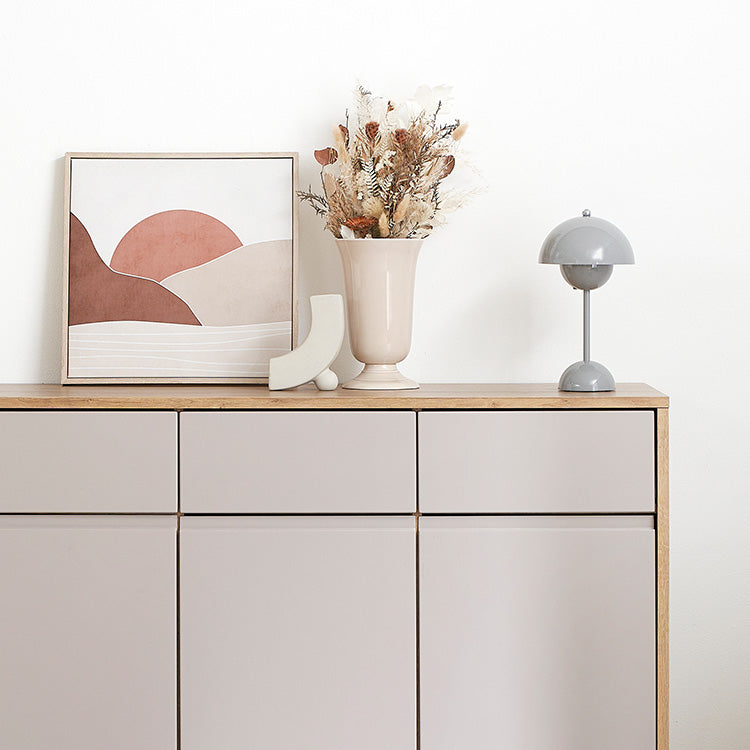 Storage shelf, chest, cabinet, sideboard, living board, low board, wood grain, large capacity